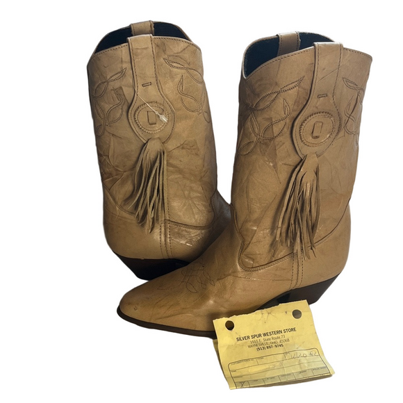 Laredo Light Brown Cowboy Boots - Picture 4 of 14